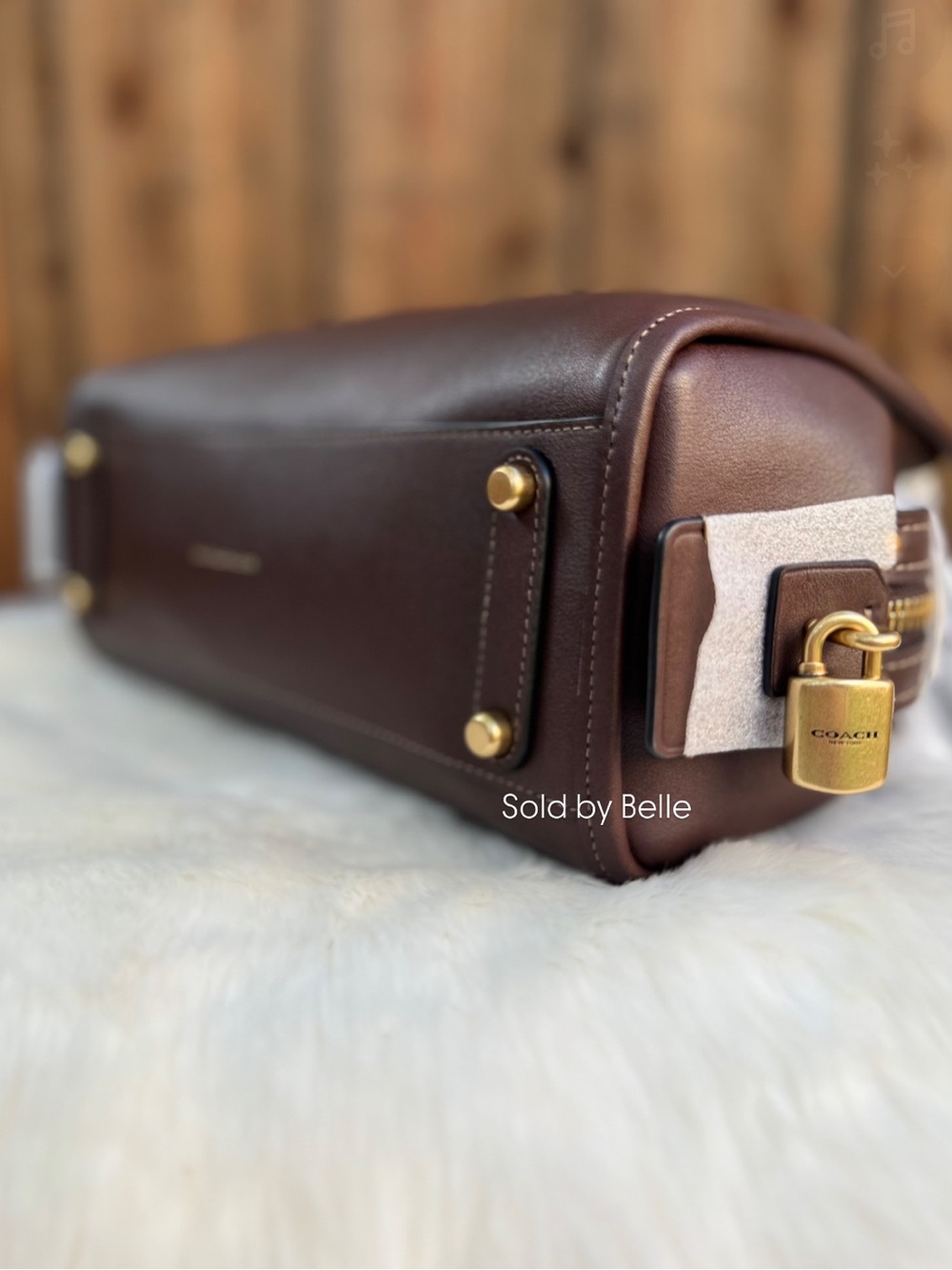 NWT Coach Rogue 31 Maple Brass Bag Purse - Picture 3 of 6